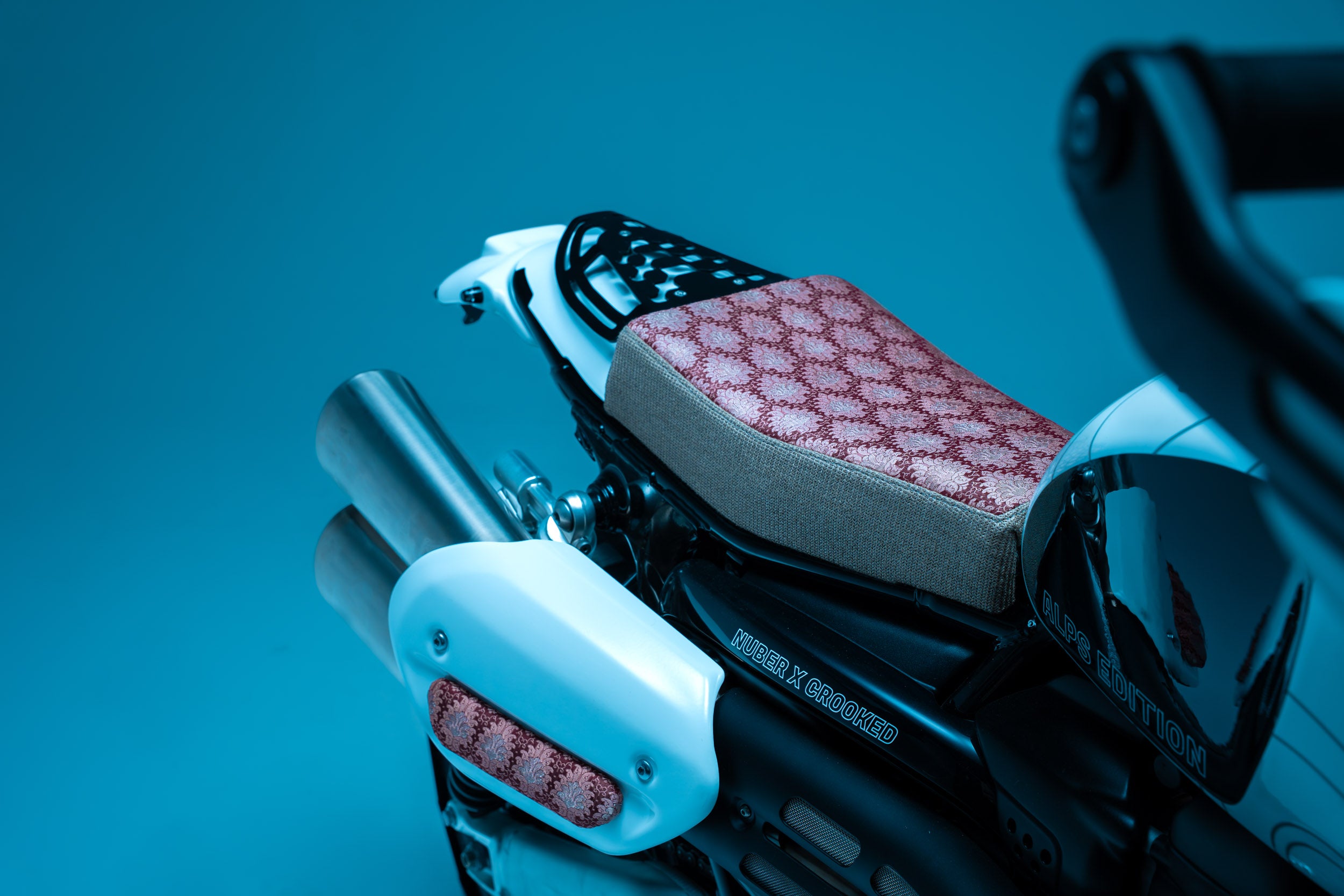 Lederpatch - Auspuffverkleidung Triumph Scrambler 1200