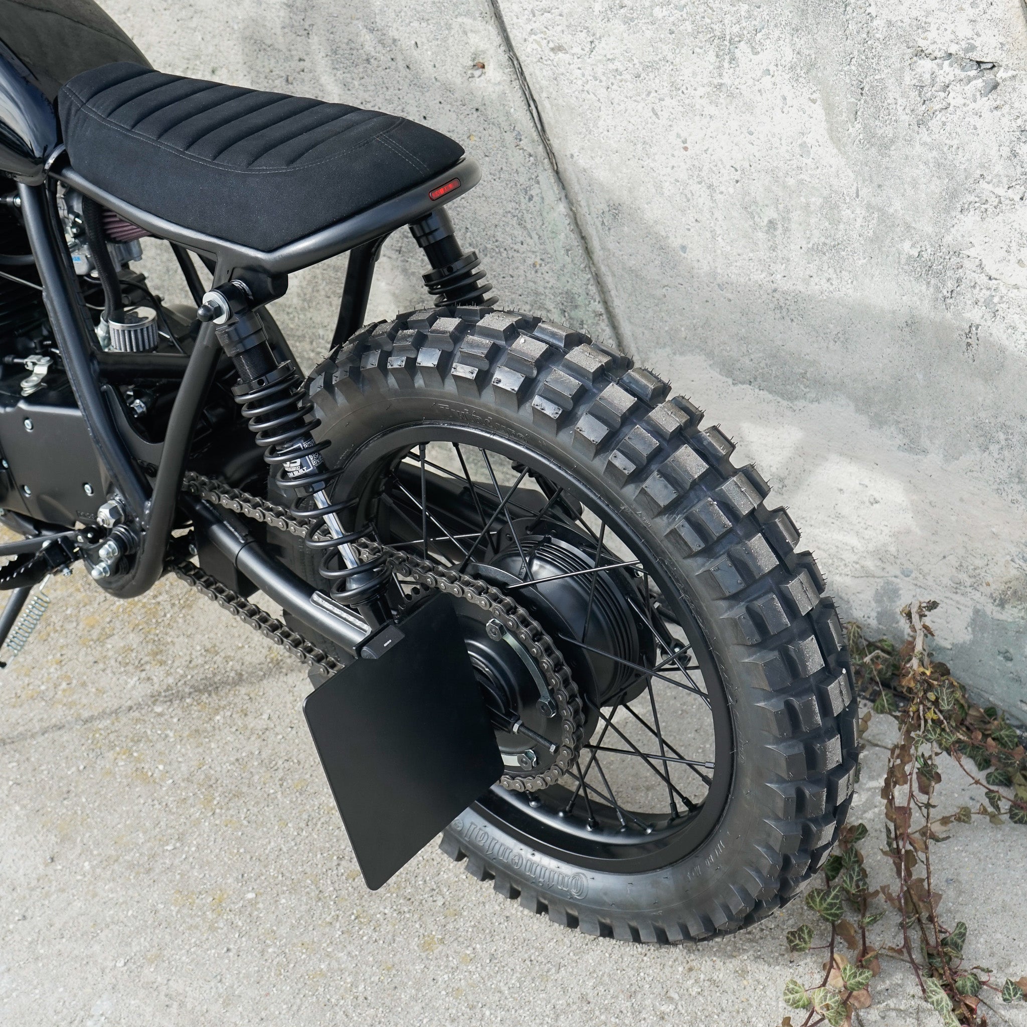 Motorrad Kennzeichenhalter - Seitliche Montage