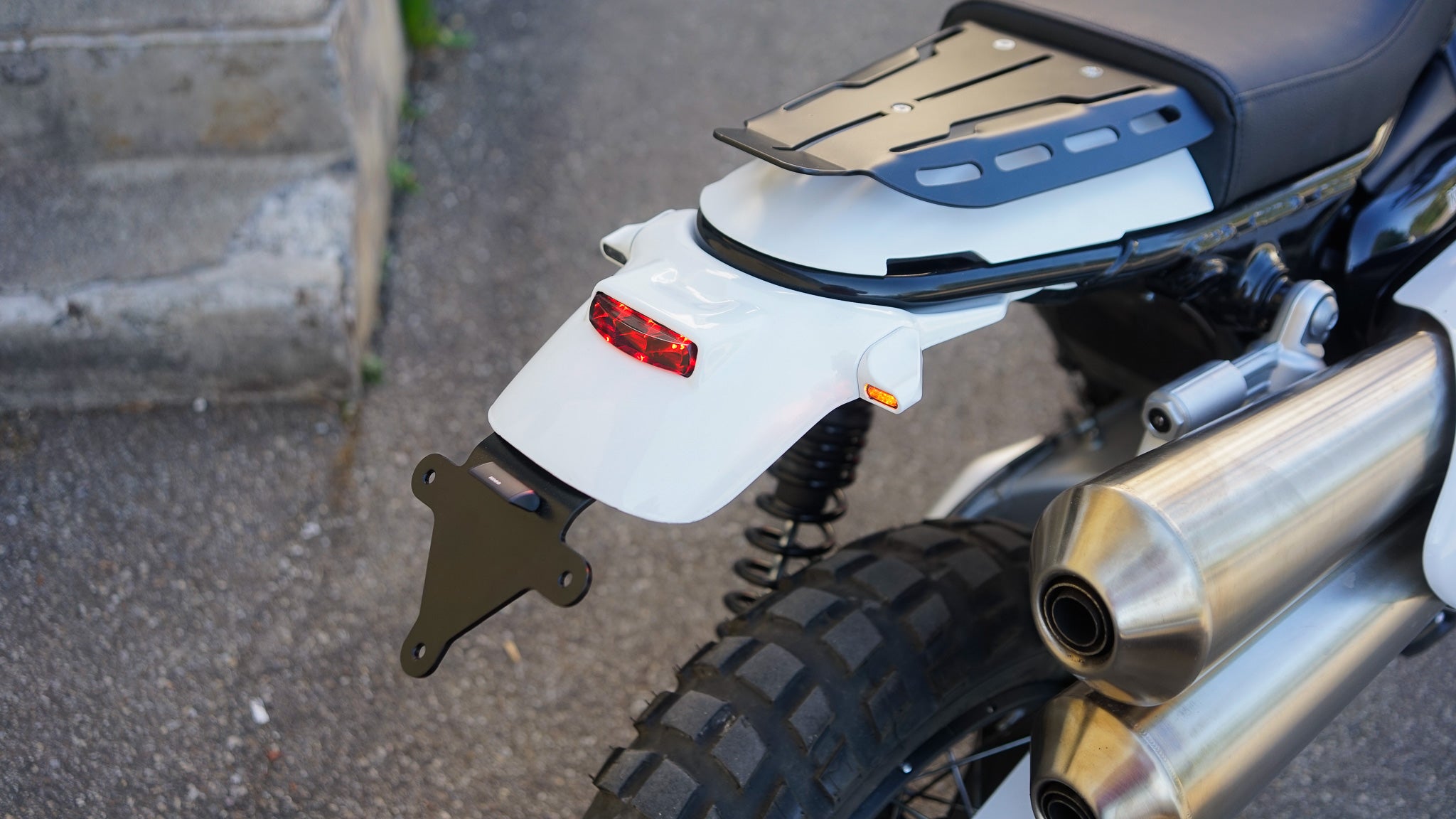 Heckfender inkl. Beleuchtung Triumph Scrambler 1200