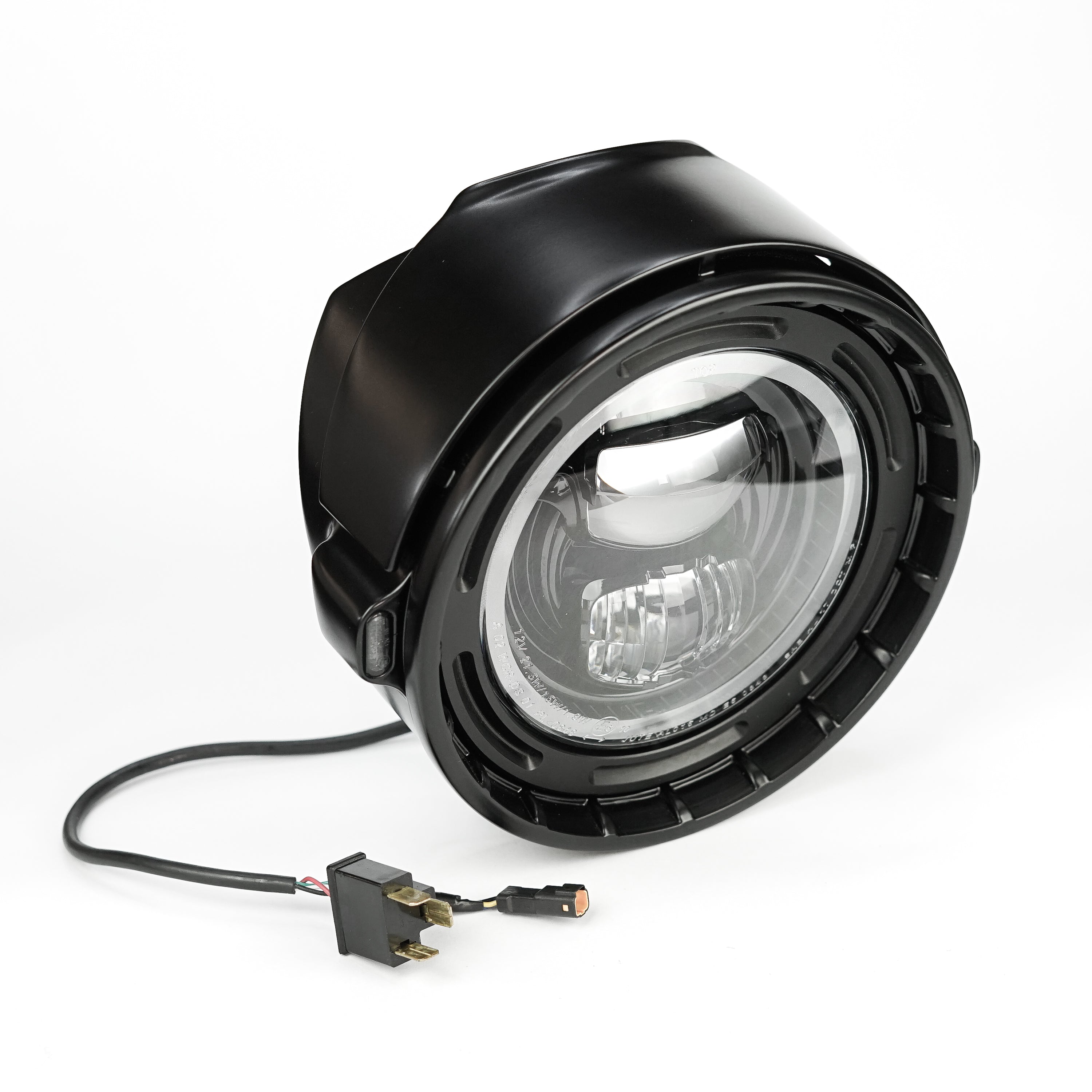 LED Scheinwerfer KIT inkl. Gabelcover und Blinker für Triumph Bonneville T120/T100
