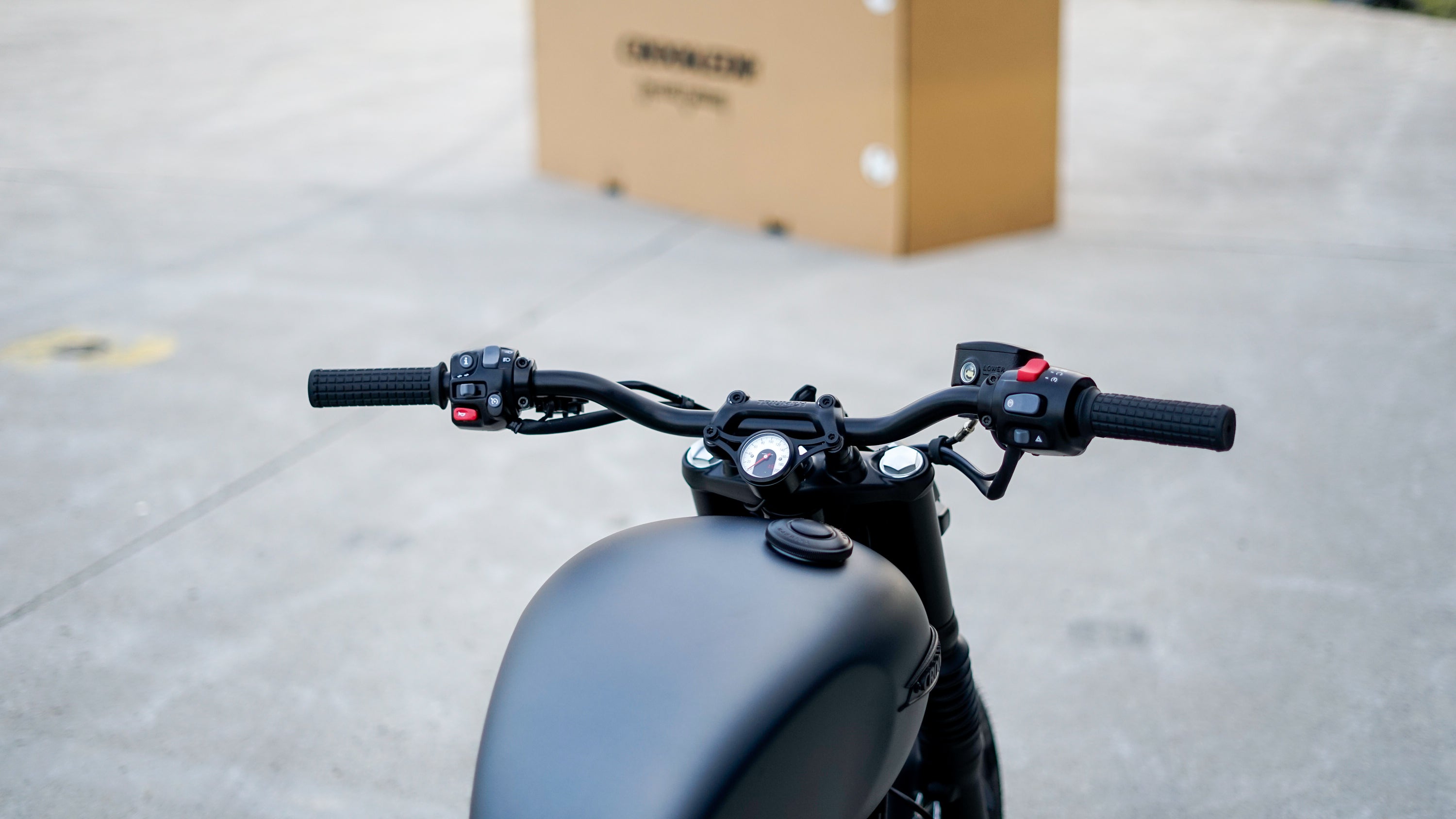 Motogadget Tachoumbau für Triumph Bonnville T120/T100