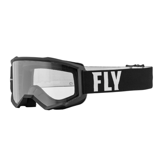 FLY RACING Focus Goggles B/W CLEAR