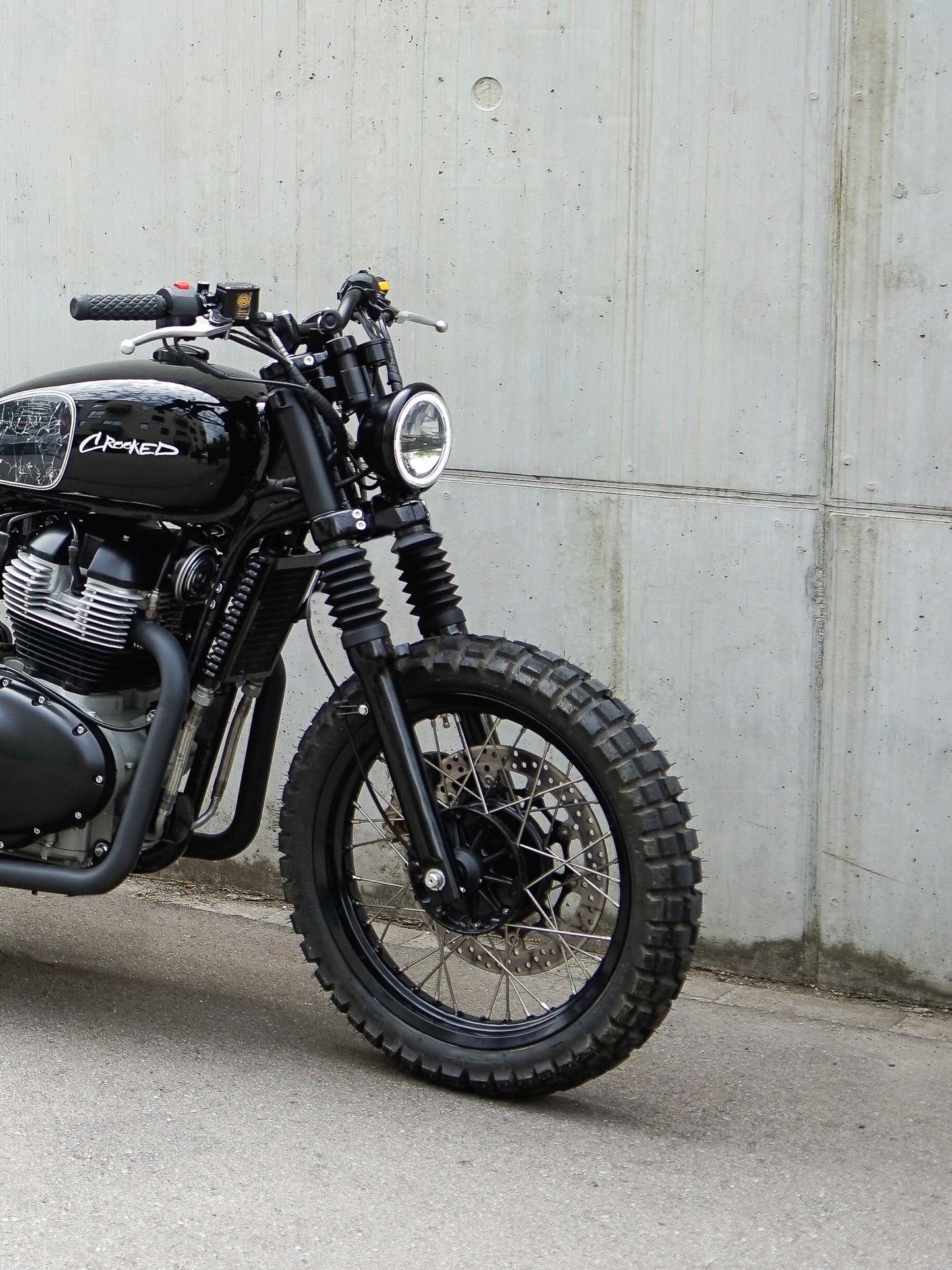 Royal Enfield Interceptor 650 - LED Angel Eye Scheinwerfer Umbaukit