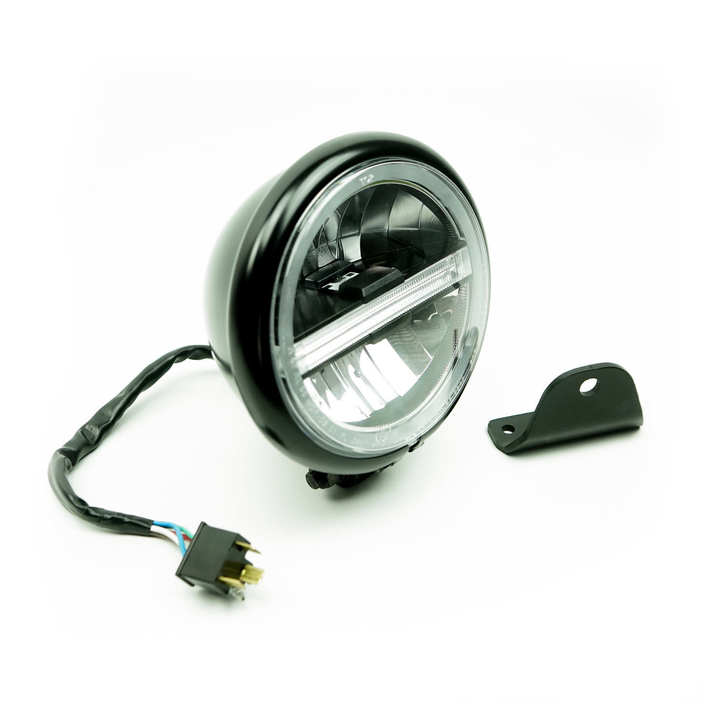 Royal Enfield Interceptor 650 - LED Angel Eye headlight conversion kit